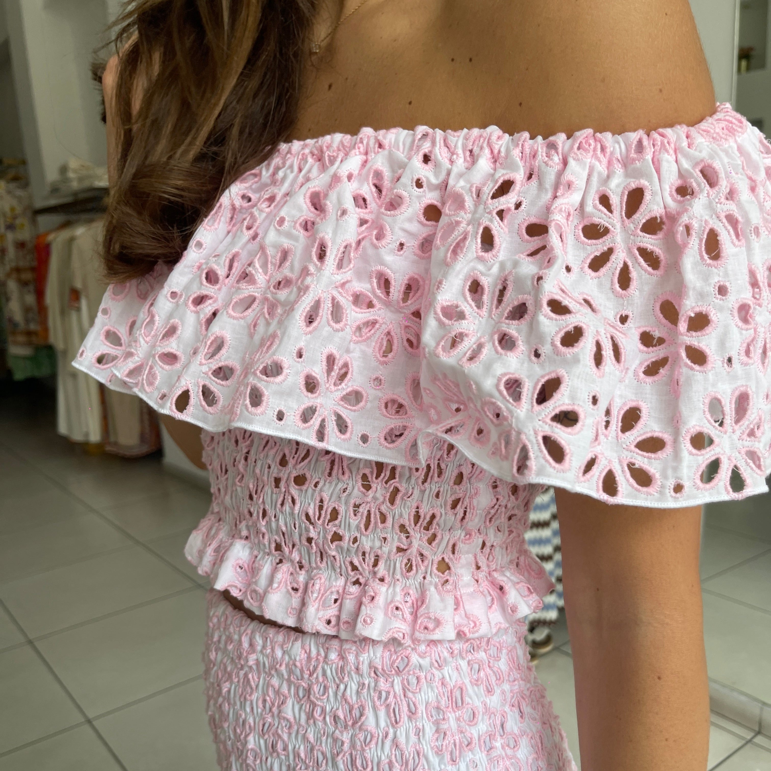 Hedy Skirt & Volant Top Lace