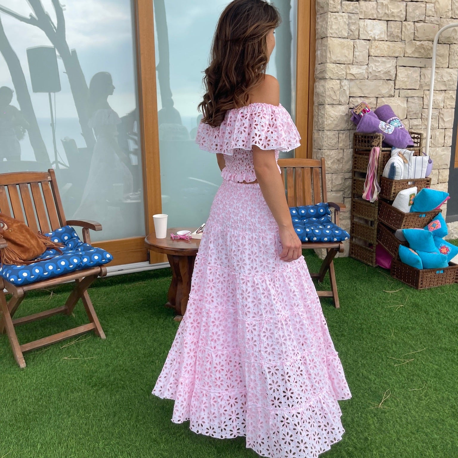 Hedy Skirt & Volant Top Lace