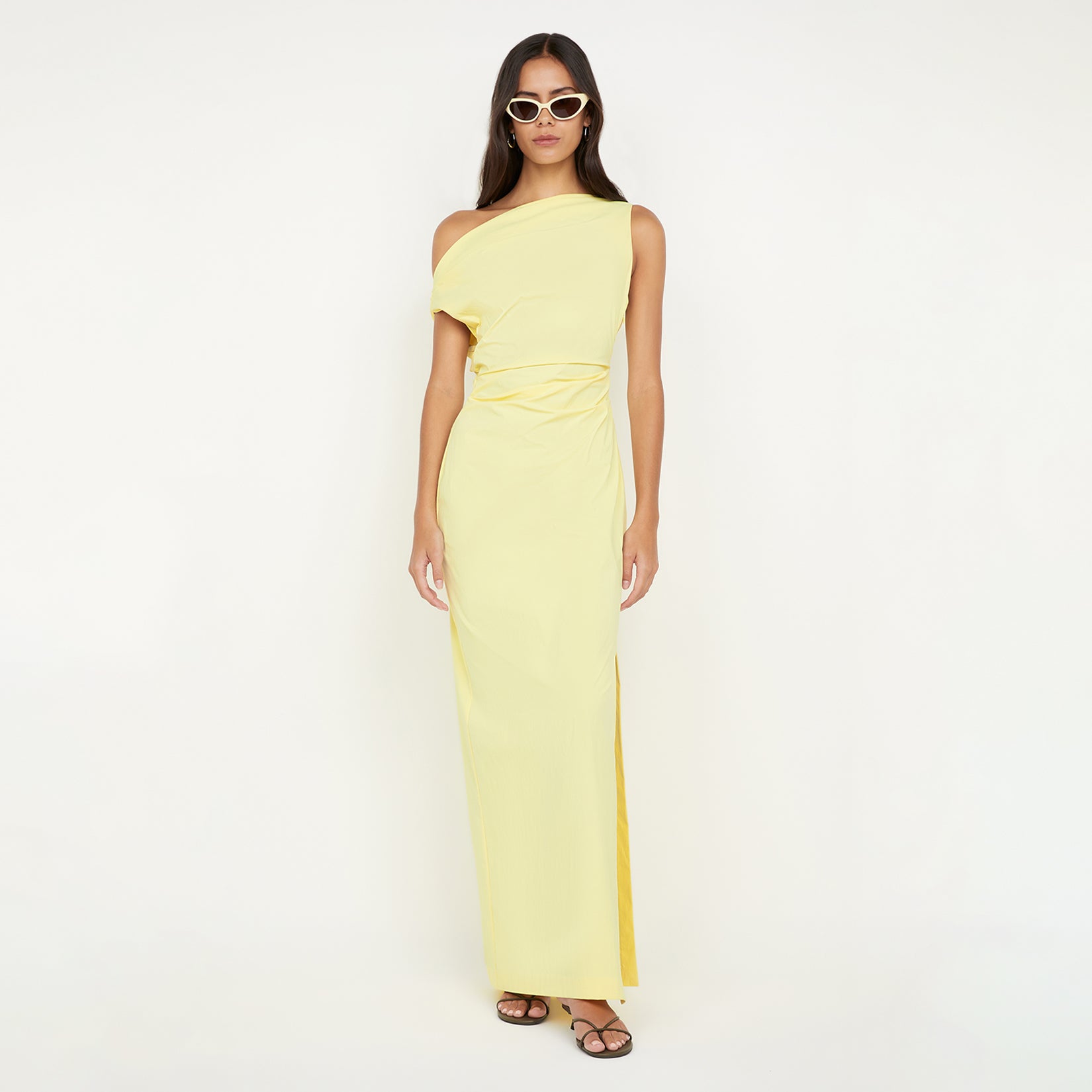 Angelina Asymetric Maxi Dress